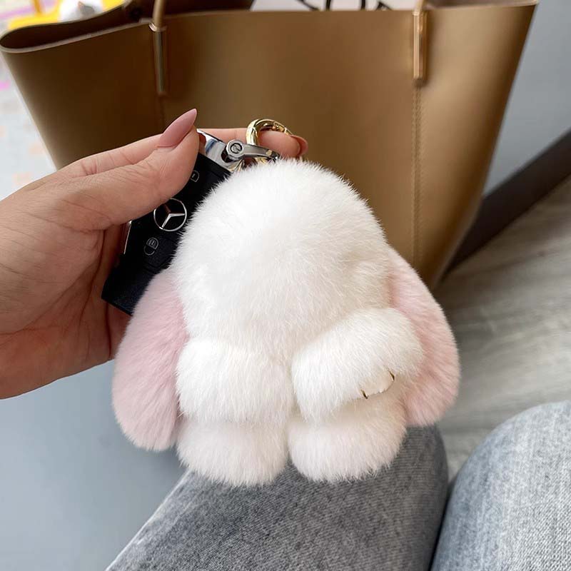 Handmade Soft Bunny PomPom Charms(Boxed Edition)