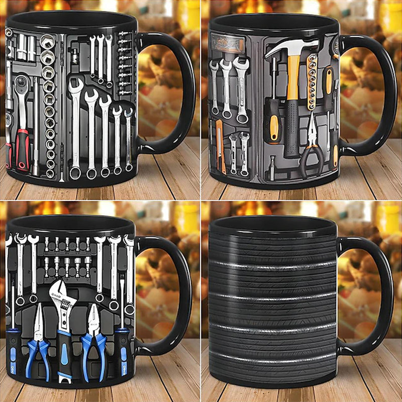 3D Mechanic Toolbox Set Mug