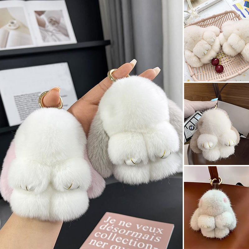 Handmade Soft Bunny PomPom Charms(Boxed Edition)